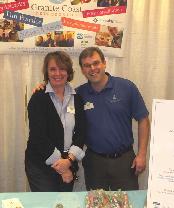 Dr. Douglas Laliberte (Dr. Doug) and Karen Murphy of Granite Coast Orthodontics