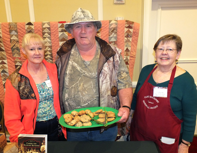 Camden Rockport Historical Society: Norma and Maynard Stanley with Chelsea Jankelsey