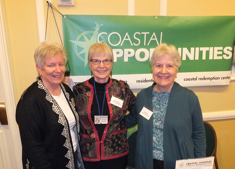 Coastal Opportunities’ Nancy Wolfertz, Jean Boobar and Ann Bex