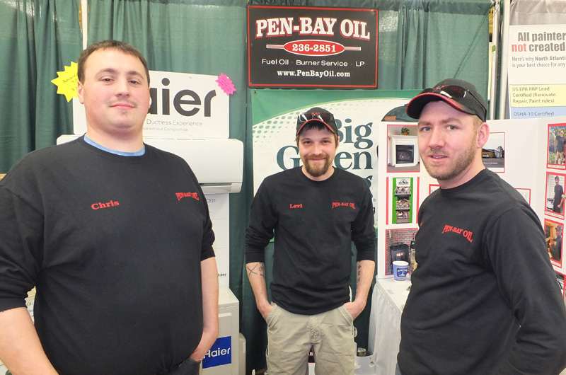 Rockport Automotive’s Chris Desteenes, Levi Esancui and Jason Jones