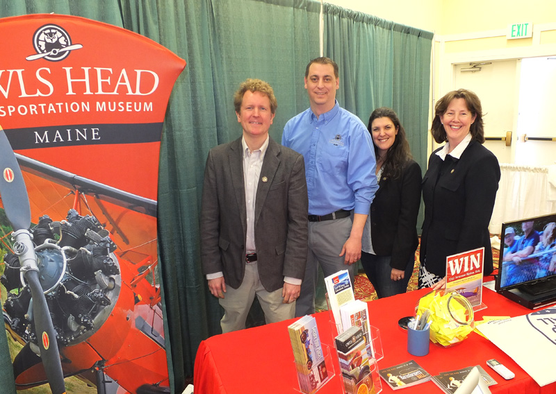 Owls Head Transportation Museum: Ethan Yankura, Jenna Lookner Toby Stinson and Deborah Tobey