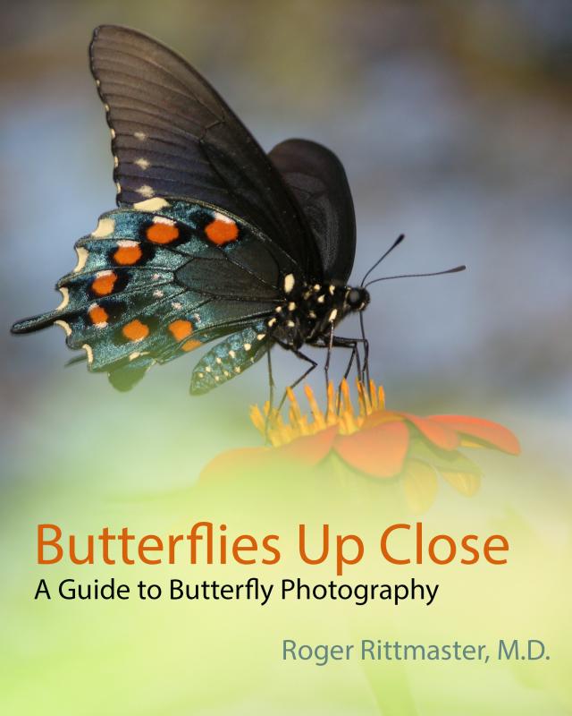 The cover of Roger Rittmaster’s book on photographing butterflies.
Photo courtesy Roger Rittmaster butterflies