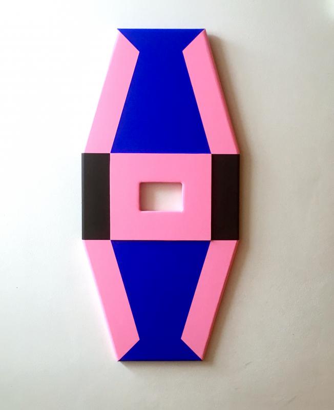 Artist Jon Merritt, Acrylic on MDF and Masonite