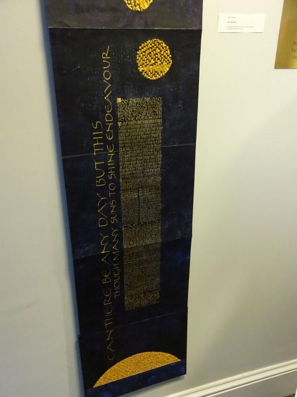 Another piece by Jan Owen displayed in the art show. (photo by Erica Thoms)