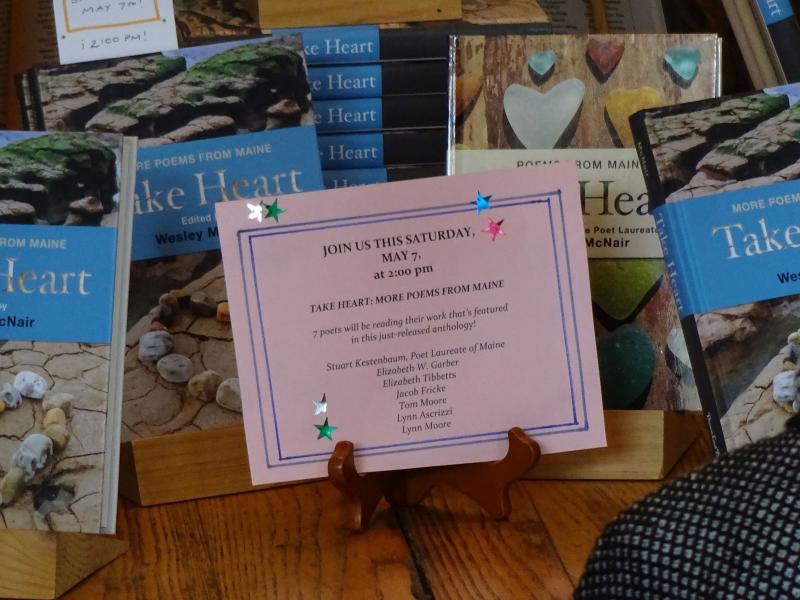 The lineup of poets reading at Left Bank Books. (photo by Erica Thoms)