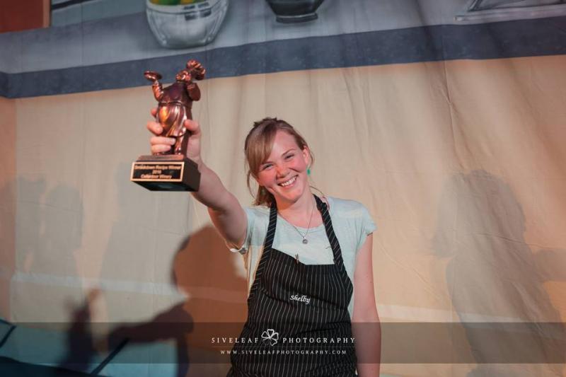 Shelby Stevens of Natalie's at Camden Harbour Inn is the winner of the 2016 Cellardoor Smackdown. (Photo courtesy 5iveLeaf Photography)