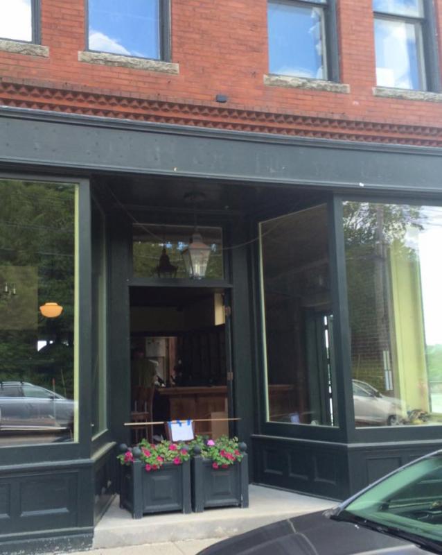 The new front doors open to the sidewalk in the summertime. (Photo courtesy 18 Oyster Central Bar & Grill)