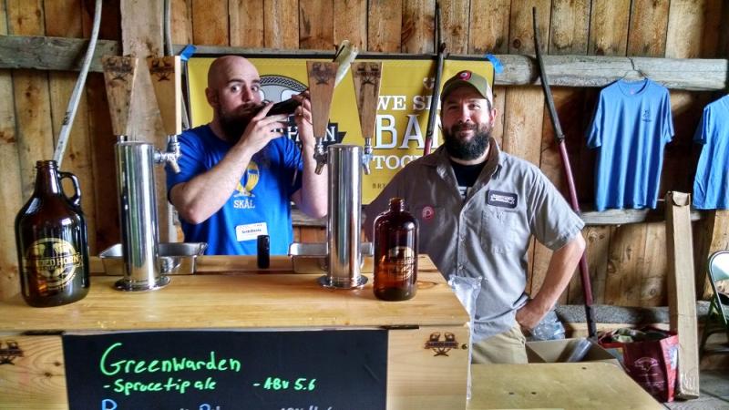 Rails, Tails and Ales: the boys from the Banded Horn Brewing Co. Photo courtesy Railway Village.