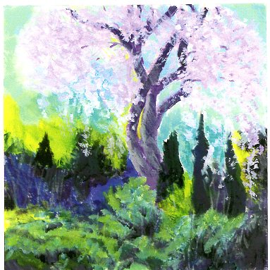 “Spring – At Last” acrylic on paper, by Gina Knight
Photo courtesy: Gina Knight gina knight
