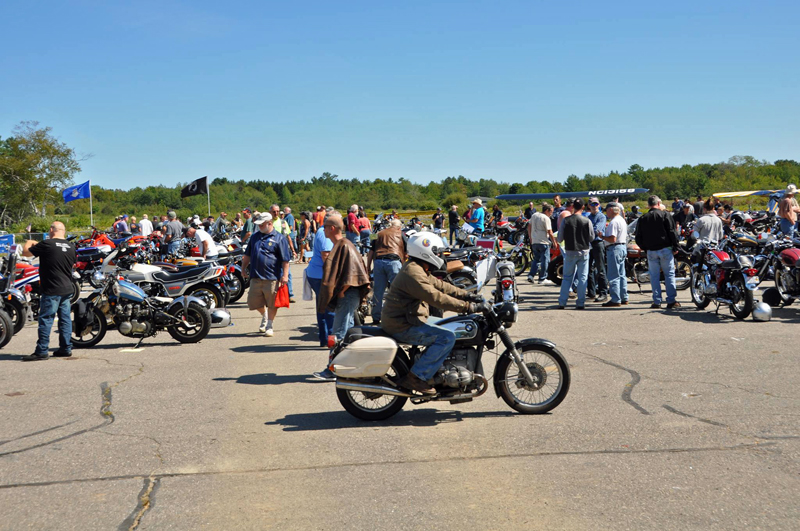 Hundreds of motorcycles are expected to converge in Owls Head for the Owls Head Transportation Museum's annual Vintage Motorcycle Festival.