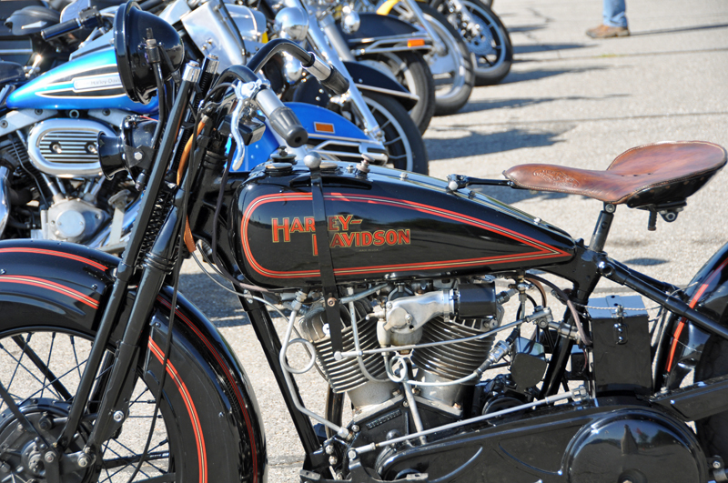 Rare antique motorcycles are always a popular attraction at the Owls Head Transportation Museum's Vintage Motorcycle Festival.