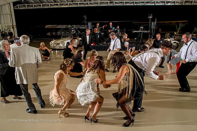 Last year’s Barnstormers Ball at Owls Head Transportation Museum. (Photo courtesy Amy Wilton)