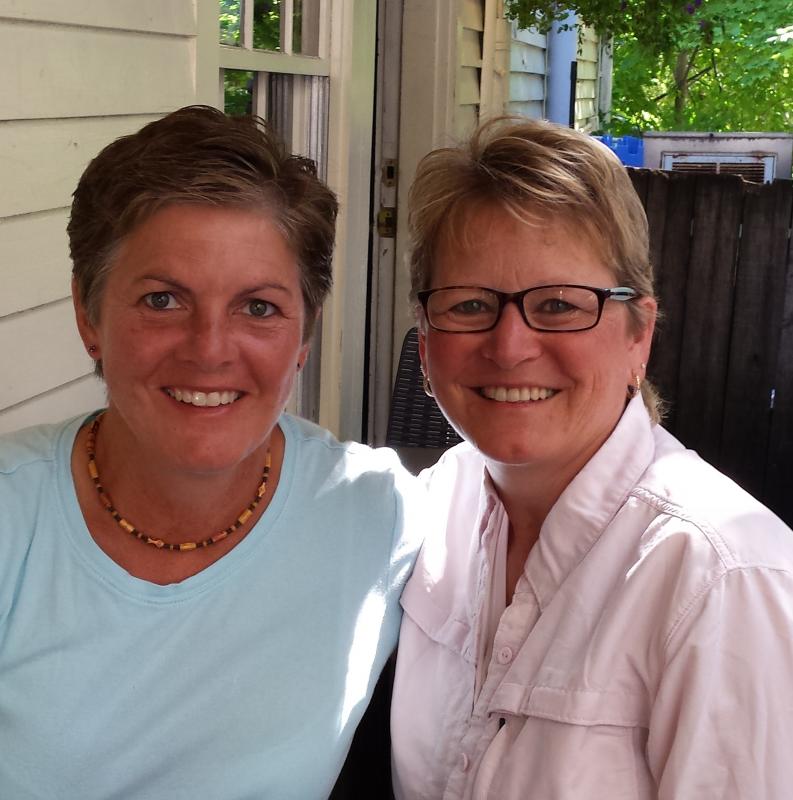 From left, Robin Fowler Pratt and Corry Pratt of Unity. (Courtesy Robin Fowler Pratt)