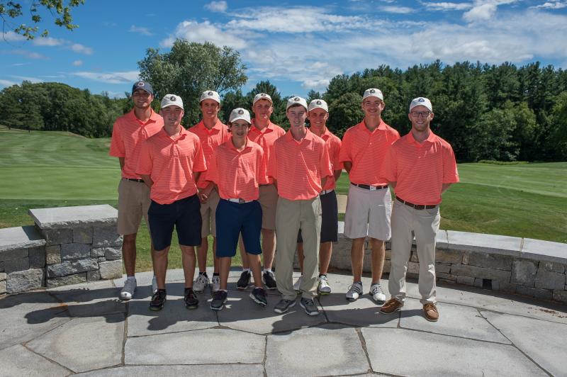 Team Maine placed fourth in the 2016 New England Junior Amateur Invitational, held Aug. 16-17 at Cochecho Country Club in Dover, N.H. (Photo by Dave Colt/courtesy New England Golf Association)