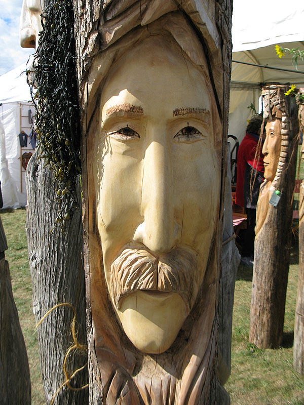 Ron Cowan’s carving.