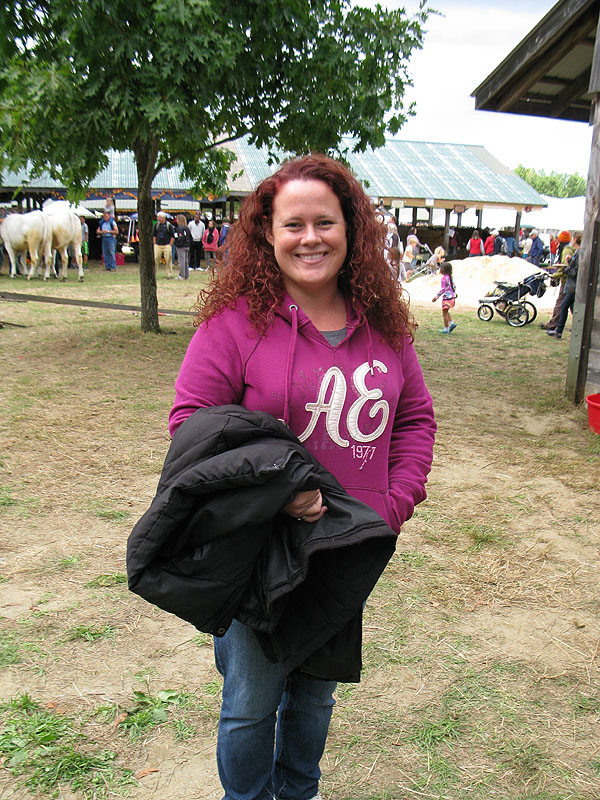 Julie Hollinger at Common Ground Fair.