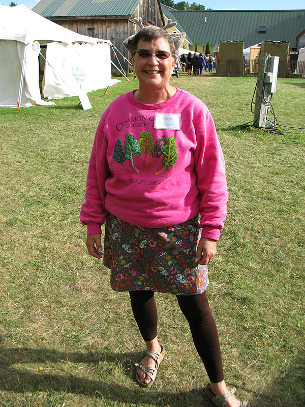Common Ground Fair Youth Enterprise Zone Coordinator Sari Lindauer.