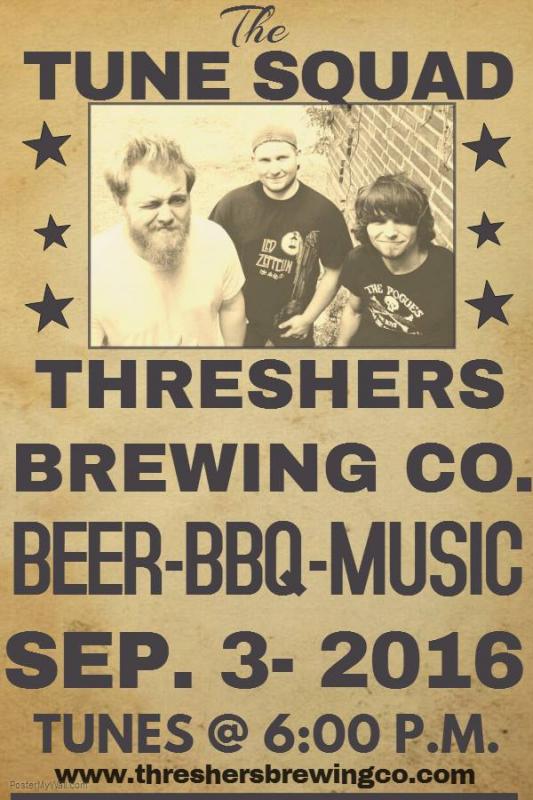 The Tune Squad at Threshers brewing Co. on Saturday