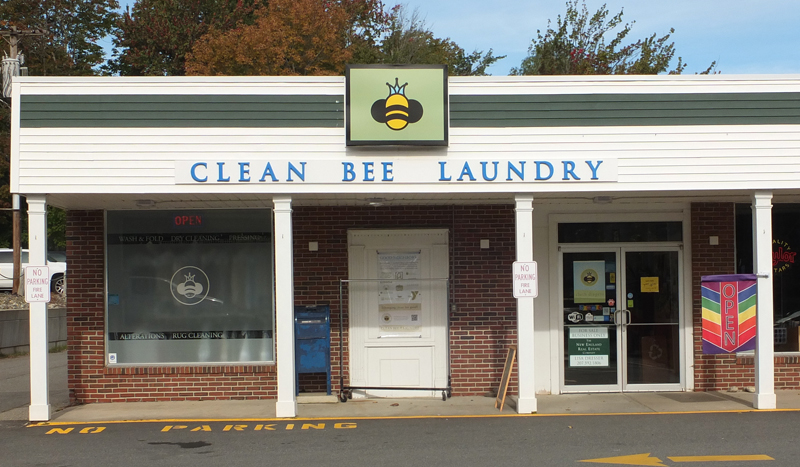 Clean Bee Laundry is at 83 Elm St. in Camden, next to K2 Music.