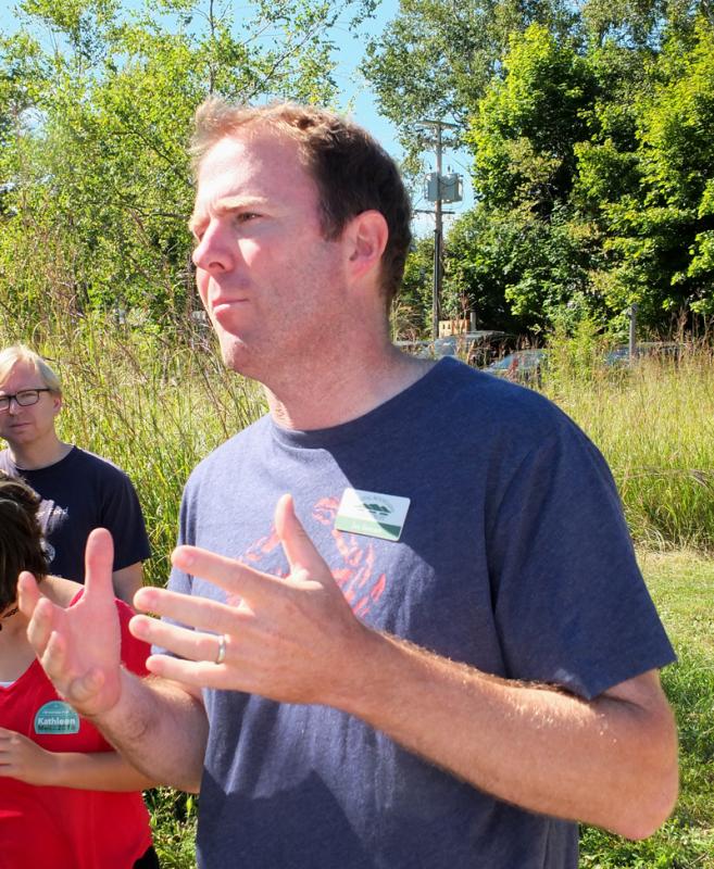 Ian Stewart of the Coastal Mountains Land Trust