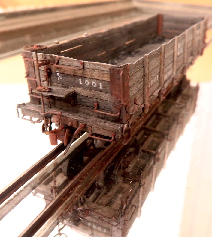 The tiny E.B.T boxcar. Every year “Friends of the East Broad Top” give an award. Since only one other offering was up against mine, I figured I had a chance. The fact the model competing against my boxcar looked like a half-eaten Twinkie on toy train trucks, I will not comment on at this time. Cheers to the winner!