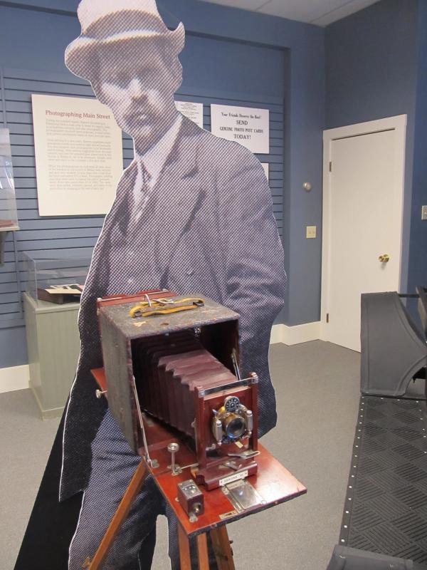 Another example of a life size vintage pinhole camera at the Penobscot Marine Museum. (Photo by Kay Stephens)