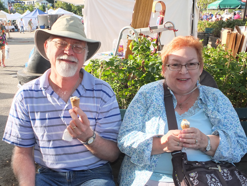 Bruce Saellee and Jane Stanley from Houston, Texas.