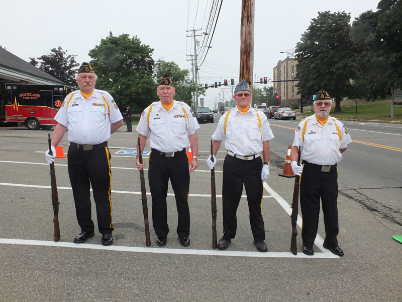 Members of the honor guard.