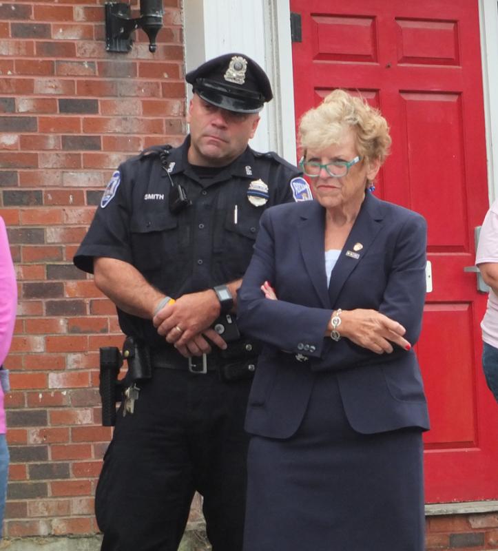 Rockland police officer and Rockport firefighter William Smith and 9/11 survivor Lynn Tierney, who was the New York Fire Department deputy commissioner at the time of the attacks.