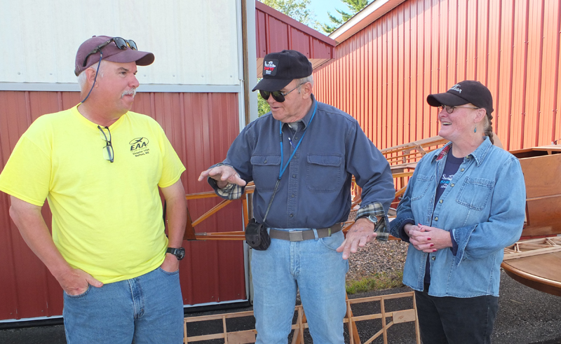 Randy Flood, Bill McCall and Eleanor Berry