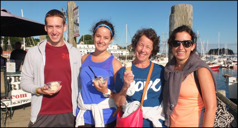 Kyle Hodge (Conn.), Brenna Cogswell (Mass.), Kim Cogswell (Ill.) and Heather Cogswell, (D.C.) (Photos by Chris Wolf)