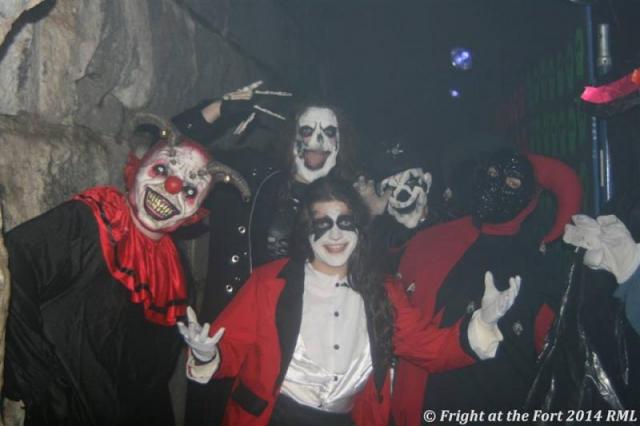 Fright at the Fort’s ‘Horror Clowns’ (Photo courtesy Fright at the Fort