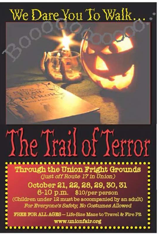 Union Fair’s Trail of Terror for Adults and Kids