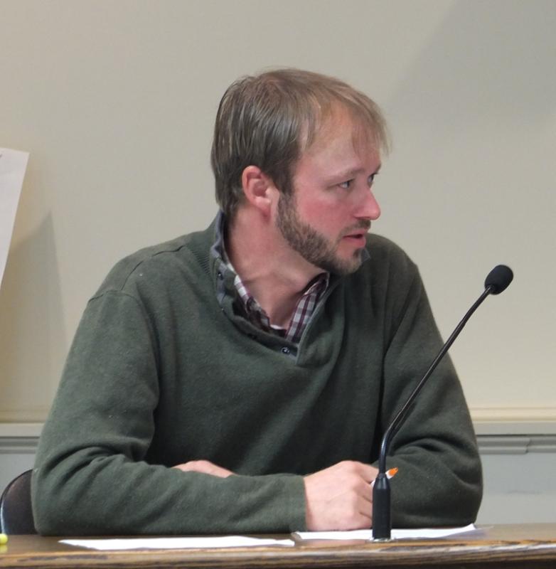 Rockland City Councilor Will Clayton