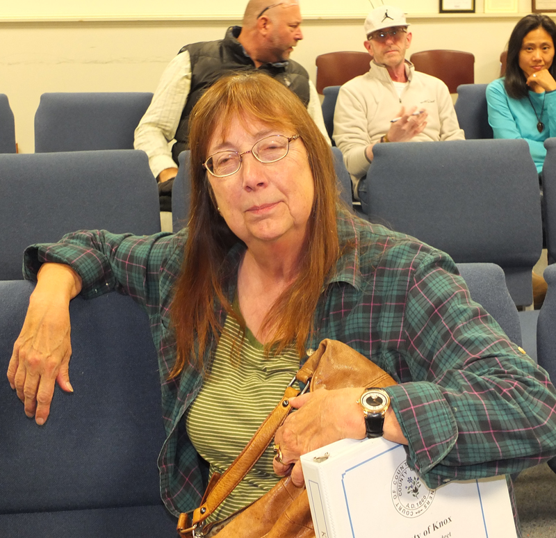 Knox County Commissioner Carol Maines attended the forum