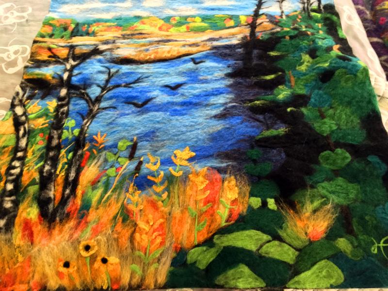 “Echo Lake” by Helen Farnham. SUZI THAYER/Boothbay Register