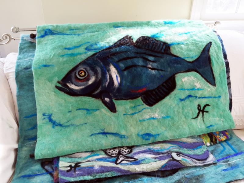 A happy fish by Helen Farnham. SUZI THAYER/Boothbay Register