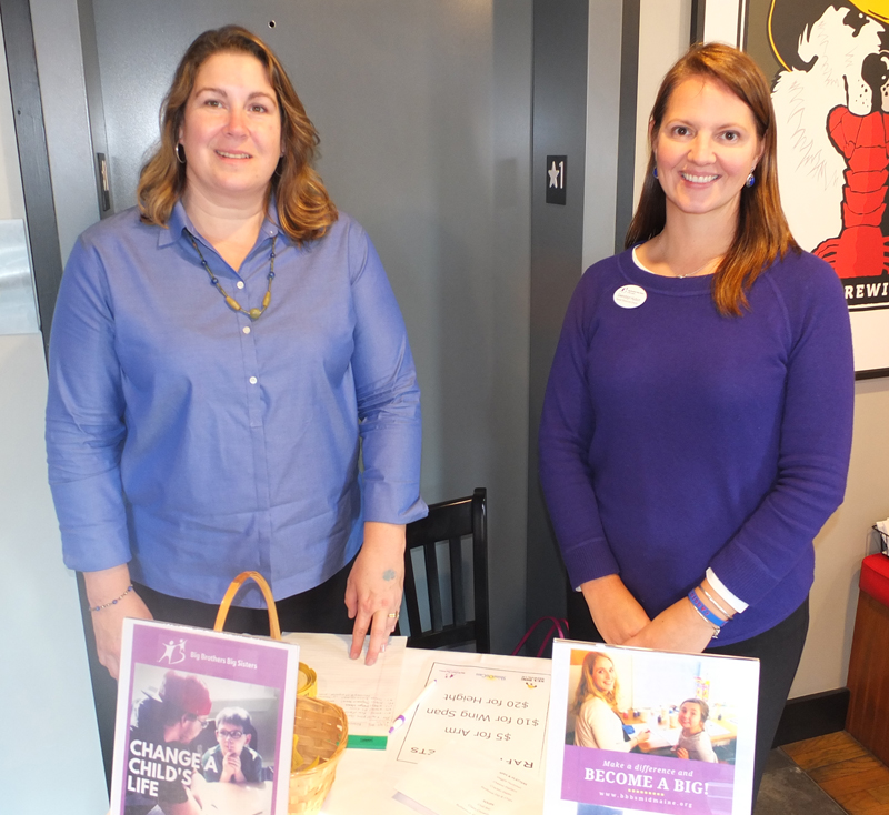 Lisa Wilson & Gwendolyn Hudson of Big Brothers Big Sisters Mid Maine