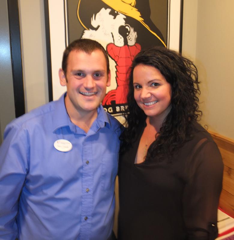 Ashley Hanson and Alex Gaeth CEO of Big Brothers Big Sisters Mid Maine