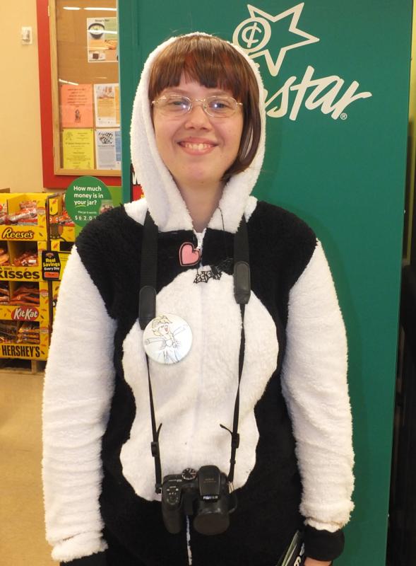 Li Goff at Hannaford Supermarket.