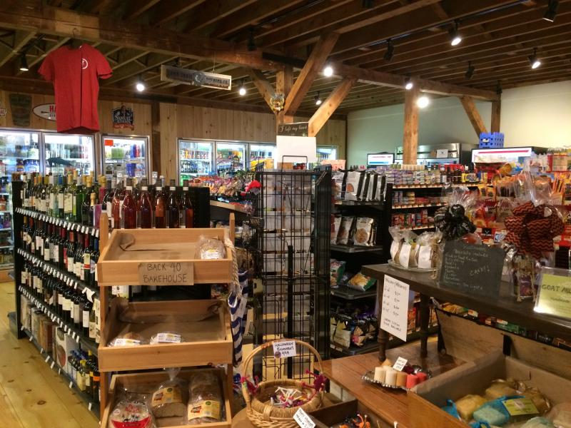 Select wines and Borealis breads. Wines