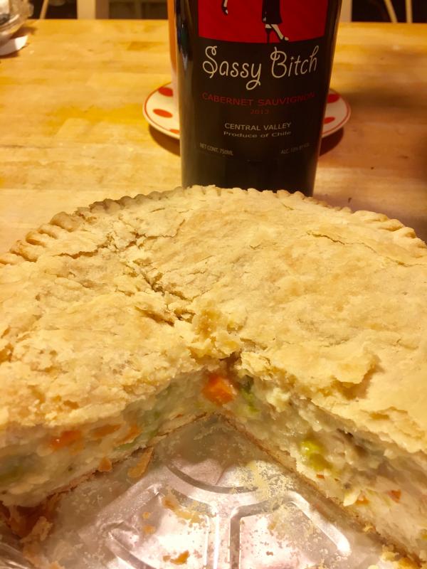 The Wiscasset General Store’s chicken pot pie has the flakiest crust ever! SUZI THAYER/Boothbay Register