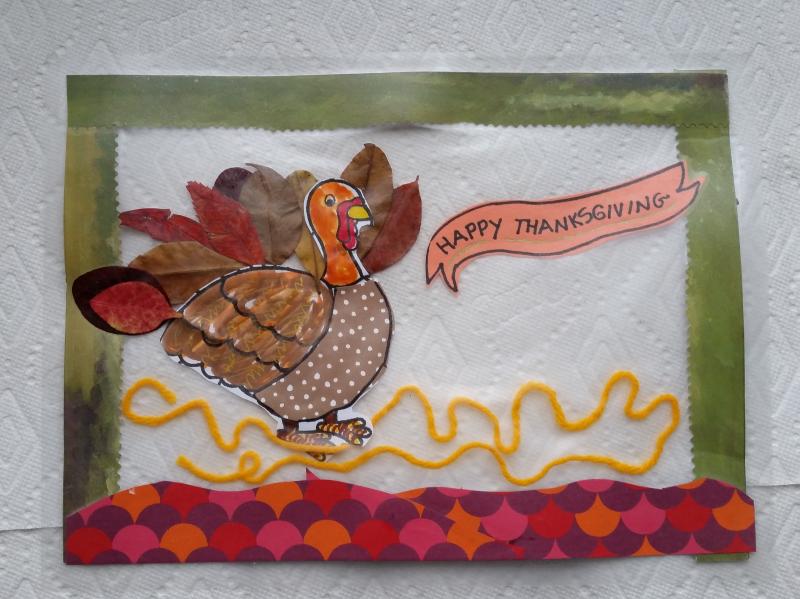 Come by the Lincolnville Library Saturday morning, 10 to noon, and make placemats and other decorationns for your Thanksgiving table. It’s free and it’s fun.
Photo by Julie Turkevich placemats