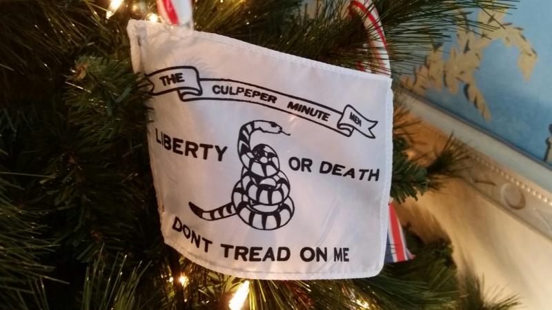 The inscription on the flag says it all. (Photo by Sarah Shepherd)