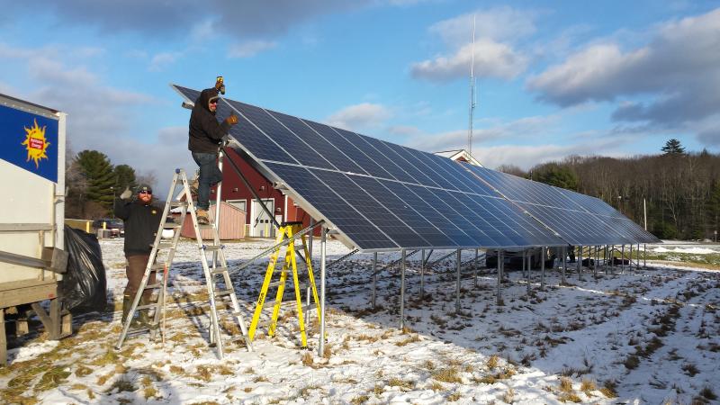 A big thumbs up for Revision Energy’s completion of the solar array at the Fire Station. We’ve moved into the 21st Century! solar