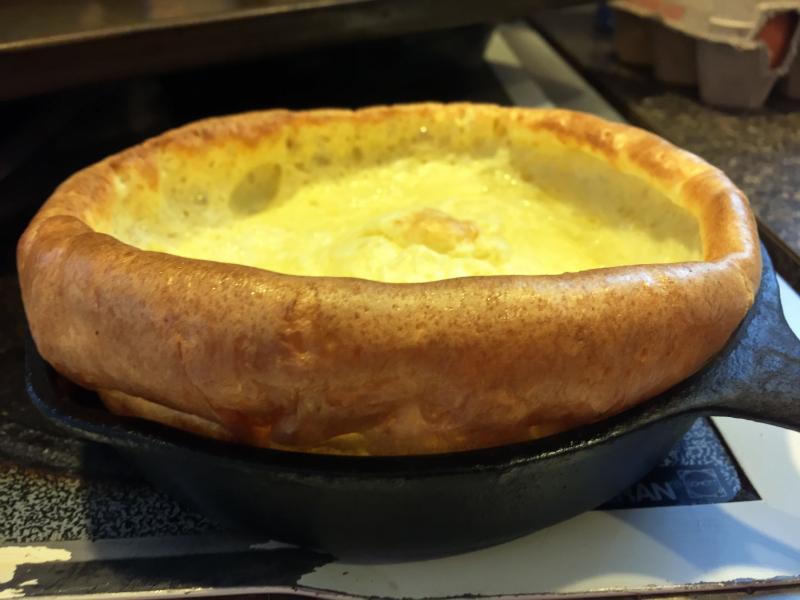 Yorkshire pudding was wicked good with my sister-in-law Kerry’s Christmas prime rib dinner. SUZI THAYER/Boothbay Register