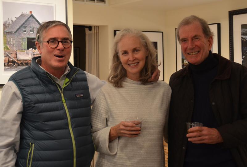 Peter and Terri Ralston, and Charlton Ames. (Photo by Lynda Clancy)