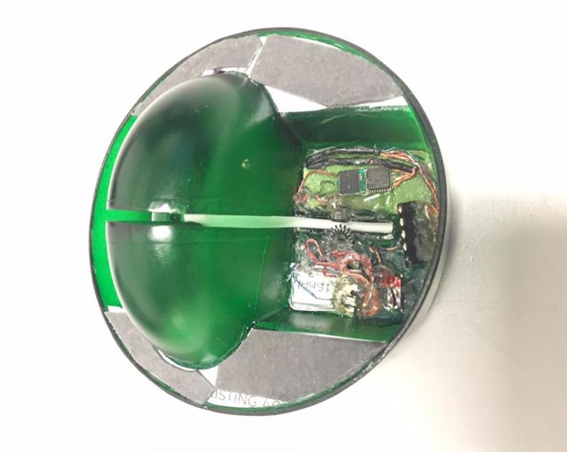 Rear view of the device. (Courtesy of Belfast Police Department)