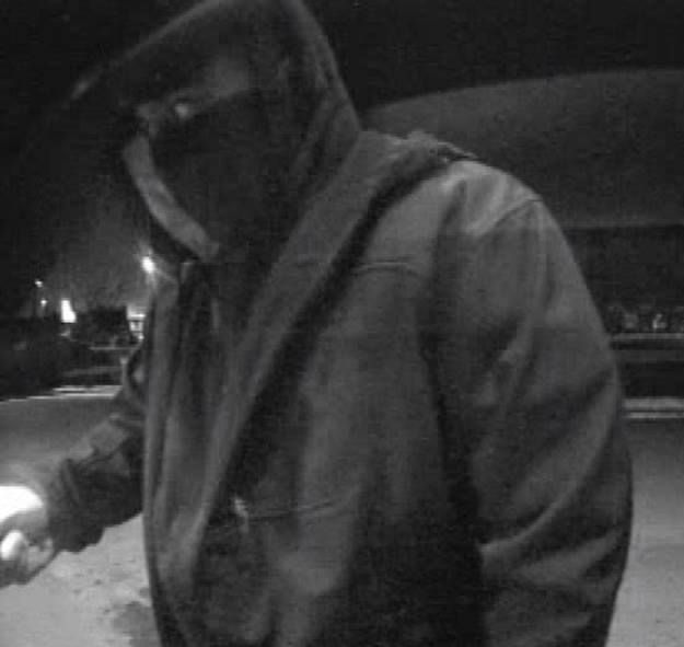An image of the individual police believe had something to do with the ATM skimmer being placed on a Bangor Savings Bank’s machine in Belfast. (Courtesy of Belfast Police Department)
