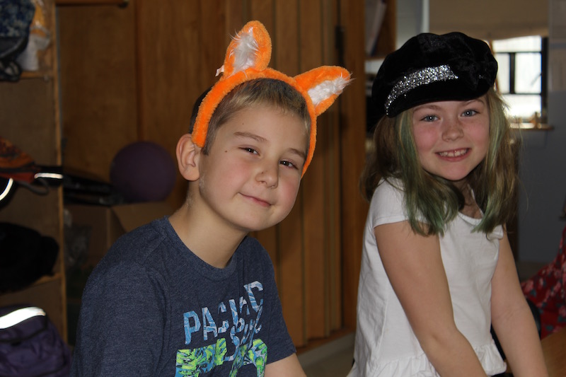 Owen deLorimier and Rachel Kinney wear their favorite hats on Fedora Friday. (Photos courtesy Aimee Sanfilippo)